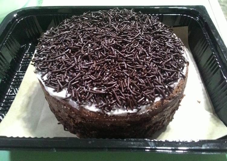 resep makanan BROWNIES 'simple irit telur'