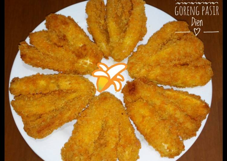 Resep Pisang  kipas goreng pasir  oleh Dapur Dien Cookpad