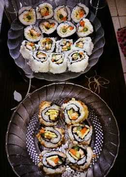 Healthy Sushi with Prawn & Vegetable