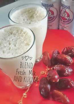 Blend Fresh Milk and kurma#bikinramadanberkesan