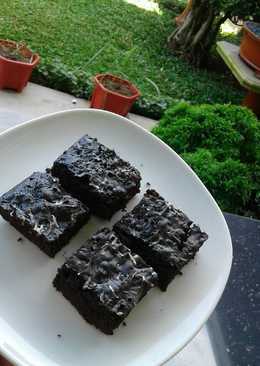 Brownies Kopi a la Teh Indy with HappyCall