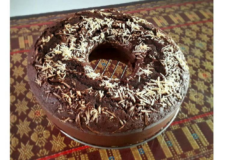 bahan dan cara membuat Bolu Coklat (resep brownies ny.liem)