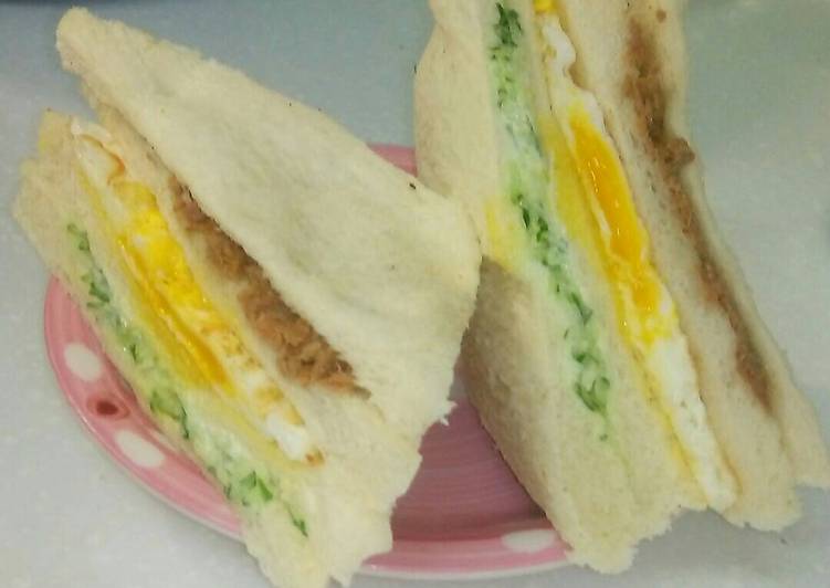 resep Sandwich ikan tuna