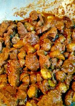 Rendang sapi&baby potato