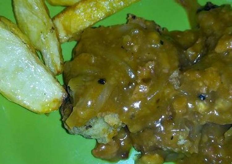 Resep Chicken Steak with Sauce blackpepper - chachapratiwi