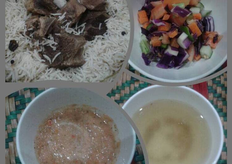 gambar untuk cara membuat Nasi arab mandy kambing super simple