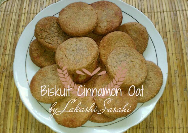 Resep Biskuit Cinnamon Oat Karya Lakashi Sasahi