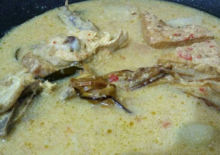 resep lengkap untuk Opor kuning Ayam Tahu Tempe bumil anti MSG