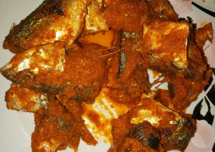 cara membuat Ikan selar & ikan kembung balado