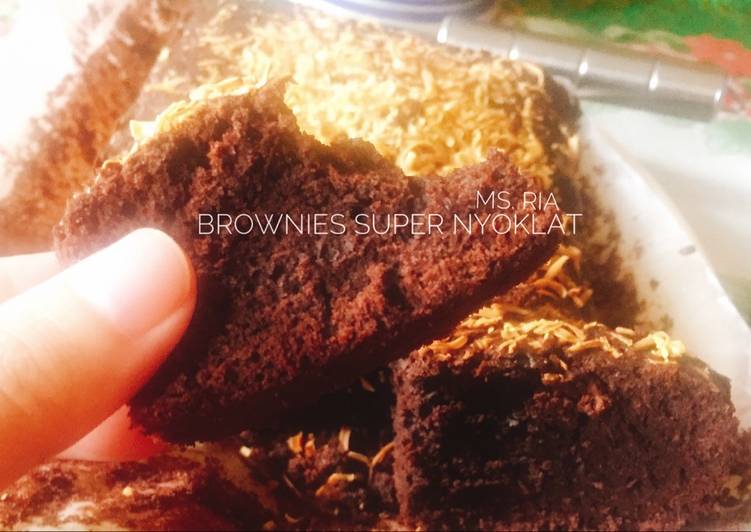 Resep Brownies panggang super nyoklat Kiriman dari Ms. Ria