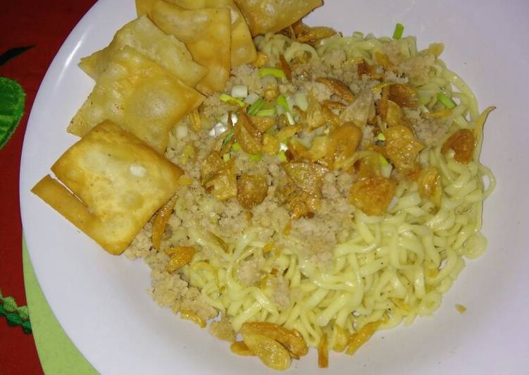 resep Pangsit Mie Ayam