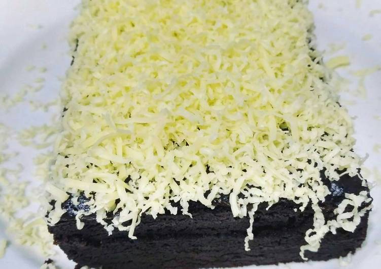 gambar untuk cara membuat Brownies oreo kukus simple