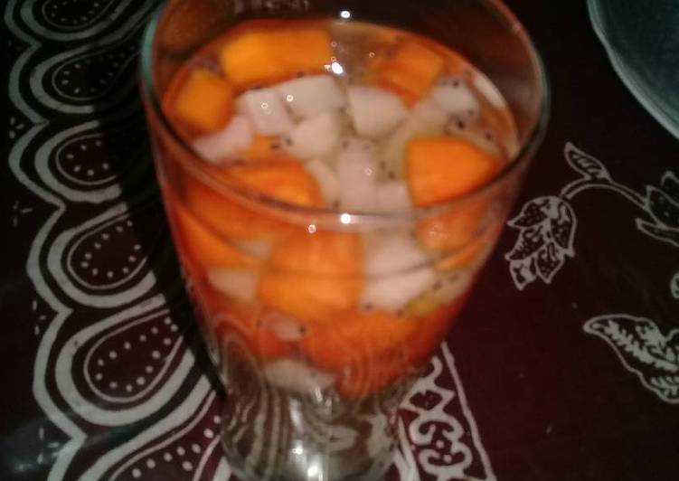 Resep Es buah jeruk nipis