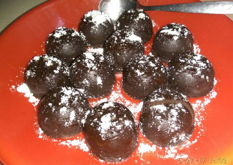 resep lengkap untuk Chocolava