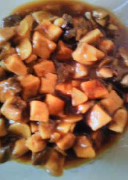 Ikan tuna saus teriyaki