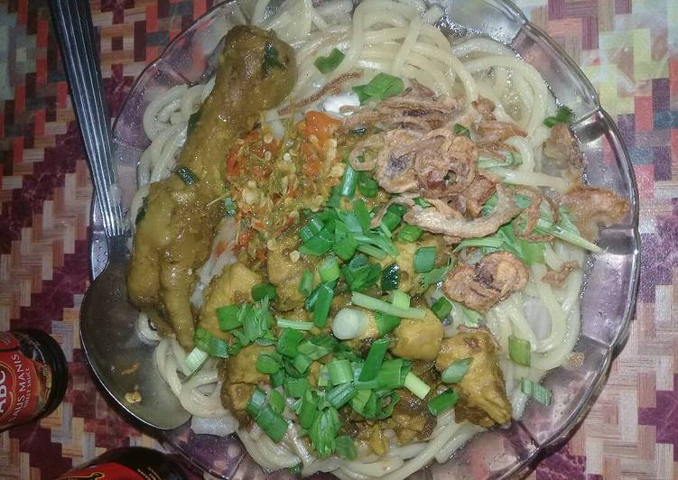 cara membuat Mie ayam homemade