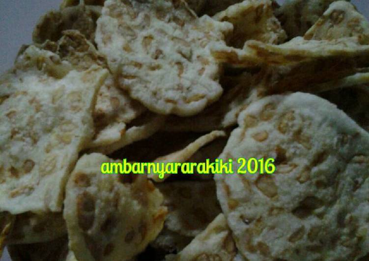 resep makanan Keripik tempe sagu