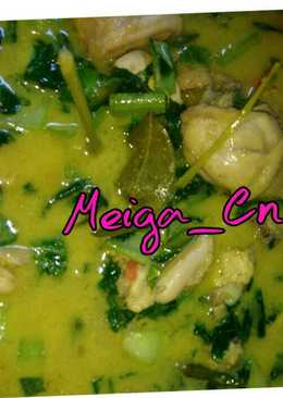 Ayam pokcoy kuah kuning