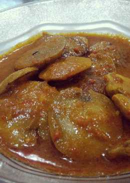 Rendang jengkol pedas