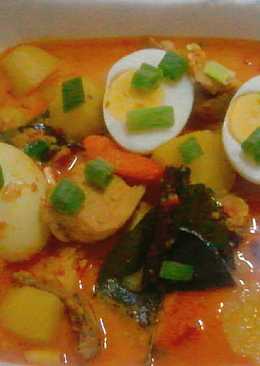 Gulai telor ayam fantasi