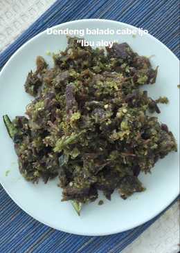 Daging dendeng sambel ijo