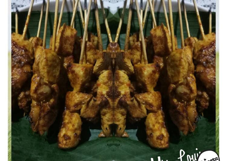 resep makanan Sate Ayam bumbu lengkuas