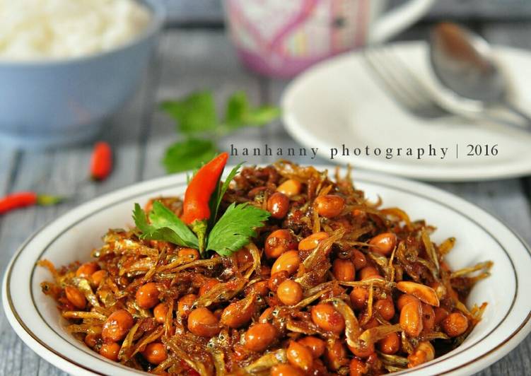 resep Teri Kacang Pedas Manis