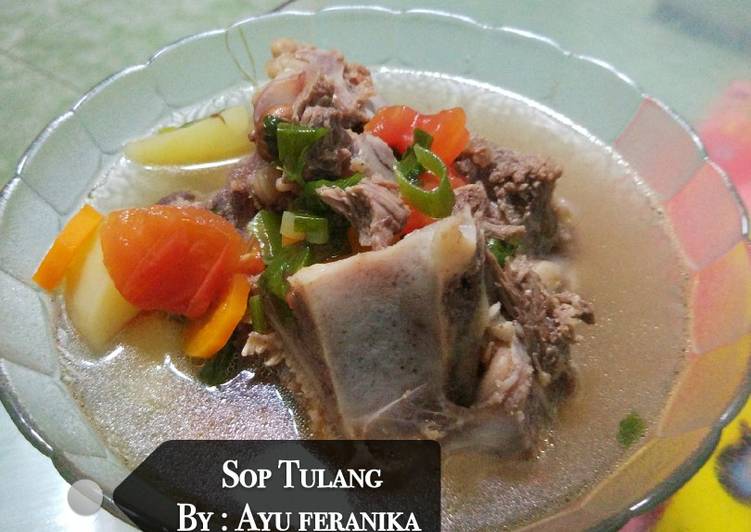 resep makanan Sop Tulang Sapi