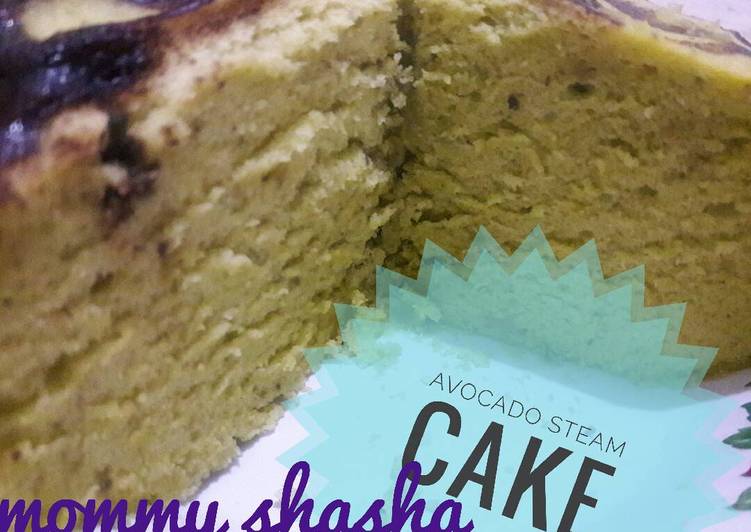 resep lengkap untuk Avocado steam cake