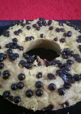 Bolu pisang kukus choco chip (no mixer)