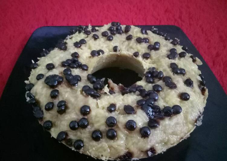 gambar untuk resep Bolu pisang kukus choco chip (no mixer)