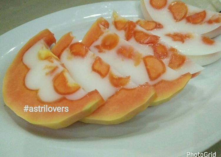 resep Puding Pepaya #astrilovers