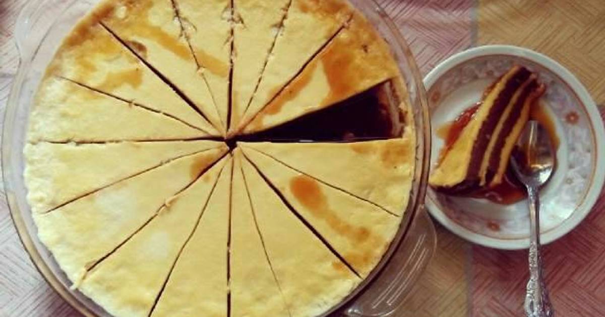  Resep  Puding  Custard lapis Coklat  oleh Suhartini Bachrie 