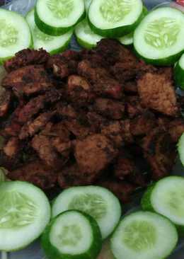 Daging panggang merah