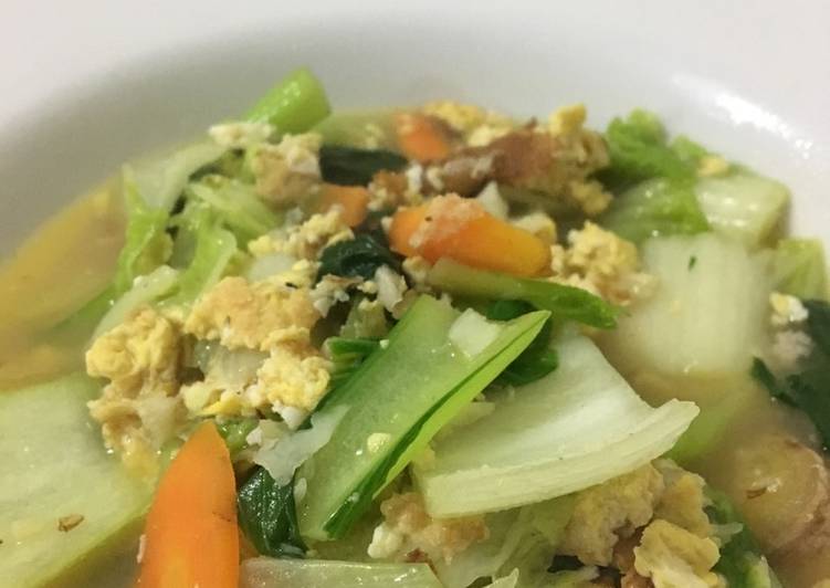 Resep Capcay Sayur Telur