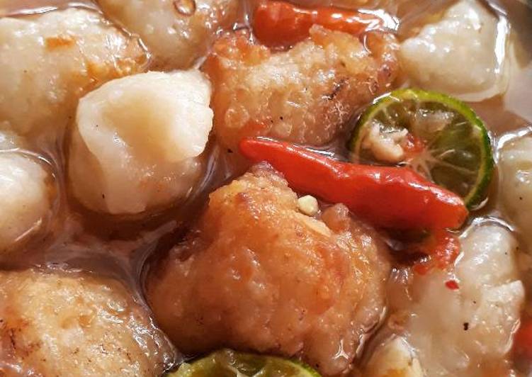  Resep  Baso  Aci  kuah pedas ala Nissa  oleh nissa erlina 