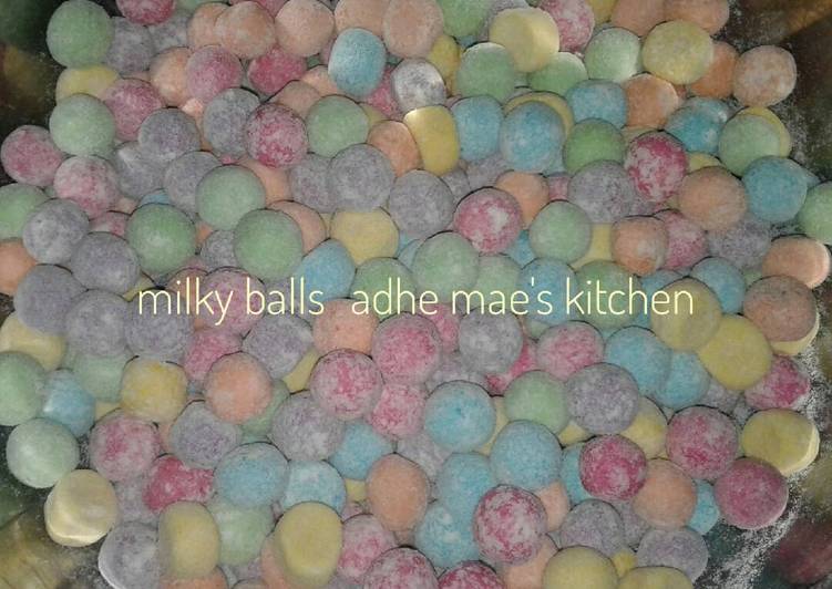 resep Milky Balls