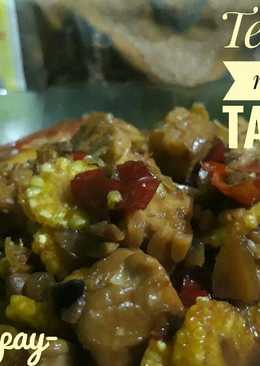 Tempe masak tauco ala mama upay