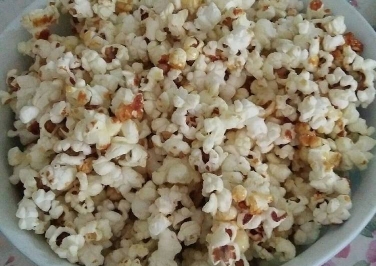 resep Popcorn karamel simple