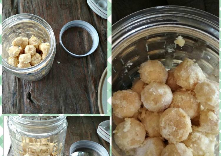 resep makanan Putri salju almond nyesss,simpel,no ribet(cuma 4 bahan)????