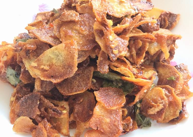 gambar untuk cara membuat Sambal goreng kentang crispy