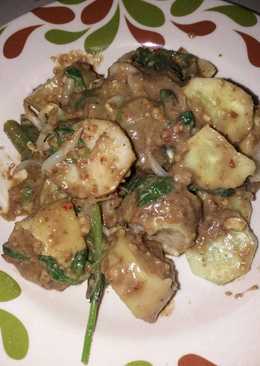 Rujak lontong sayur