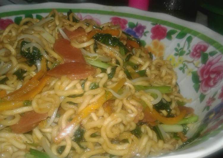 resep masakan Mie goreng jawa pedas