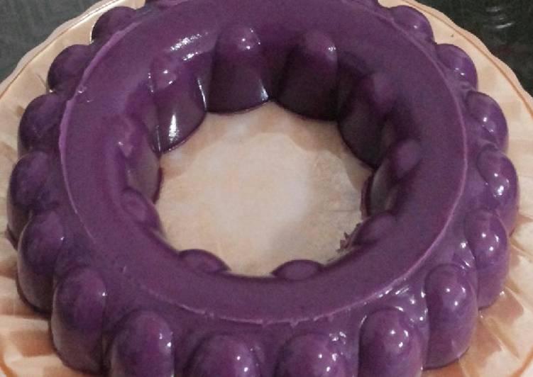 Puding Ubi Ungu