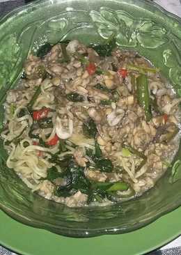 Tumis cumi tempe saus tiram