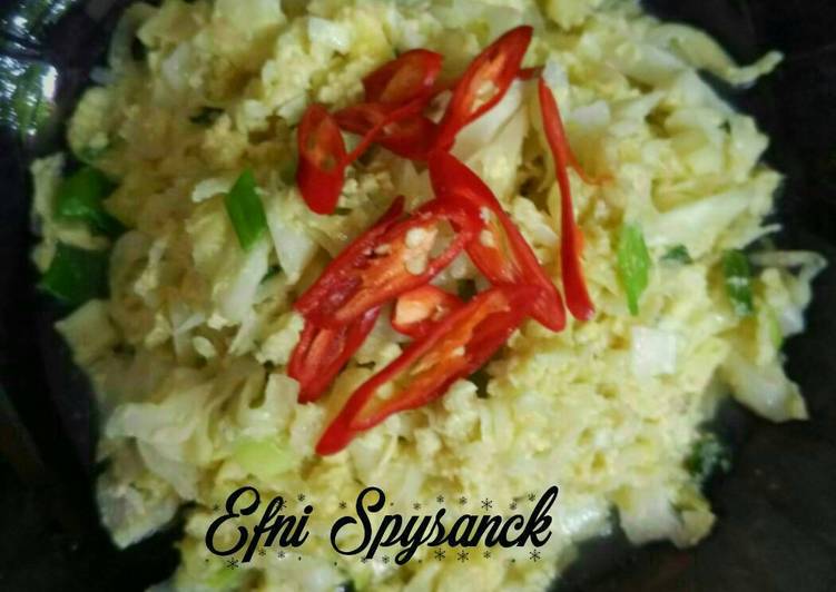 Resep Tumis kol Orak Arik Kiriman dari Efni Spysanck