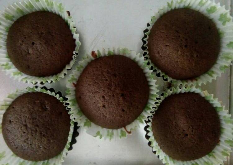 gambar untuk resep makanan Cup cake lembut simple tanpa telur