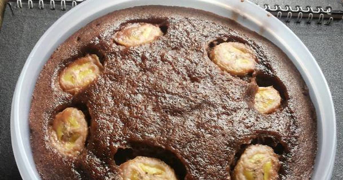  Resep Brownies Lapis  Pisang Coklat no mixer no oven oleh 