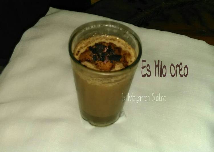 resep Es Milo Oreo #PR_recookminumandingin