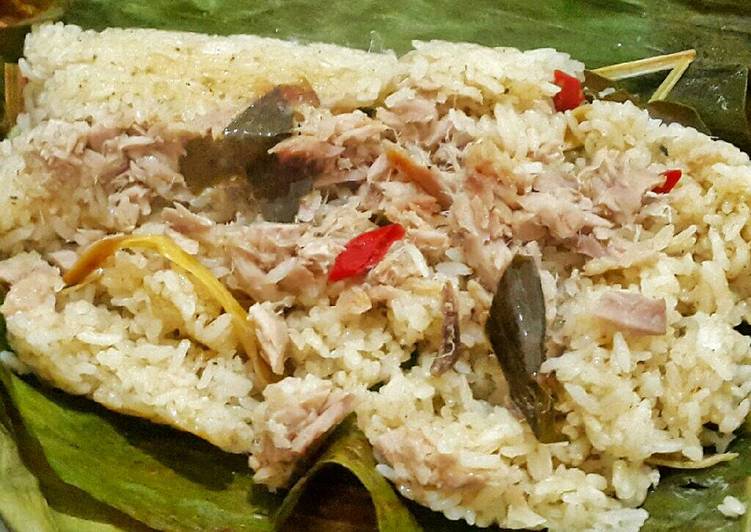 resep masakan Nasi Bakar Tuna